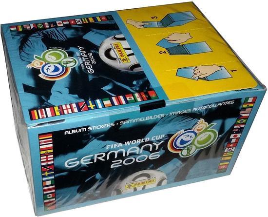 Image for 2006 Panini FIFA World Cup Germany Soccer Sticker Collection Box (100 Packs) (Reed Buy)