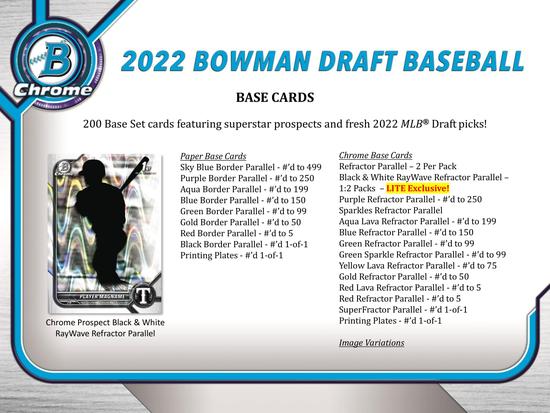 Image for 2022 Bowman Draft Baseball Hobby Lite Box