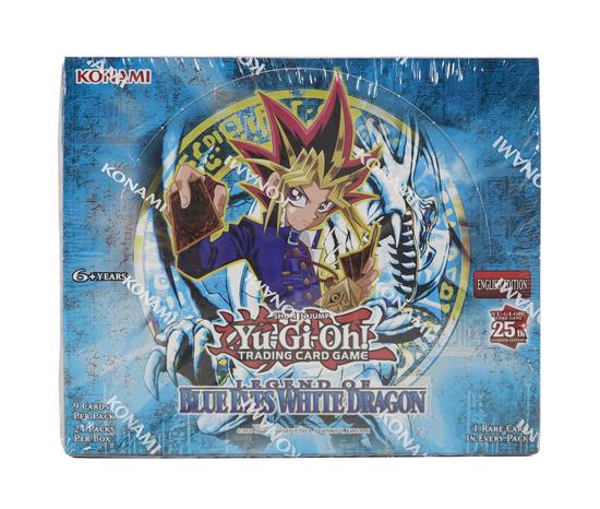 【未開封】LEGEND OF BLUE EYES WHITE DRAGON Yugioh Legend of Blue Eyes White Dragon 24 Booster Packs
