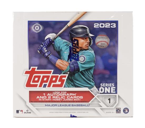 Image for 2023 Topps Series 1 Baseball Hobby Jumbo 6-Box Case
