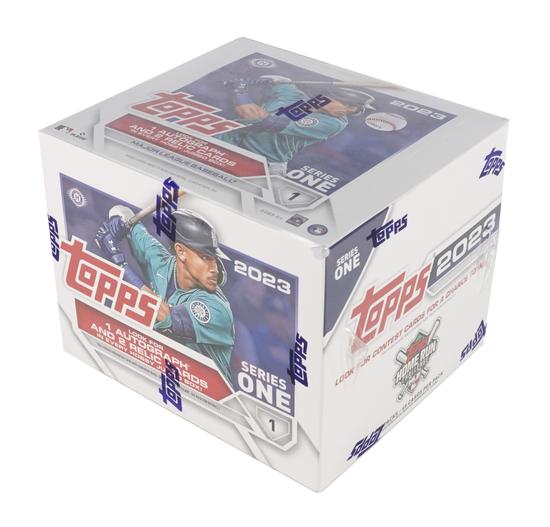 Image for 2023 Topps Series 1 Baseball Hobby Jumbo 6-Box Case