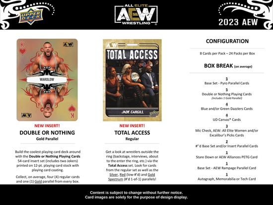 Image for 2023 Upper Deck All Elite Wrestling AEW Hobby Box