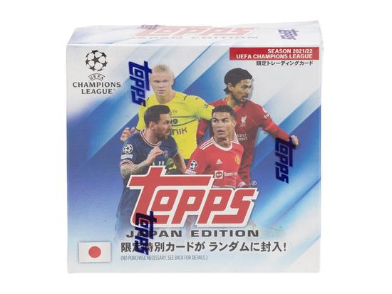 Image for 2021/22 Topps UEFA Champions League Soccer Japan Edition Hobby Box