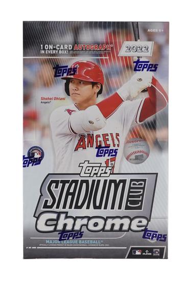 Image for 2022 Topps Stadium Club Chrome Baseball Hobby Box