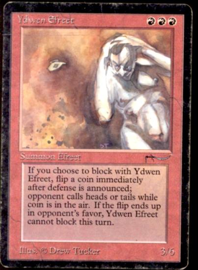 Image for Magic the Gathering Arabian Nights Ydwen Efreet HEAVILY PLAYED (HP)