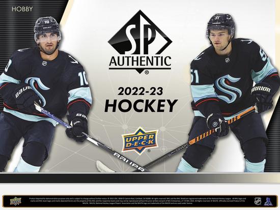 Image for 2022/23 Upper Deck SP Authentic Hockey Hobby Box