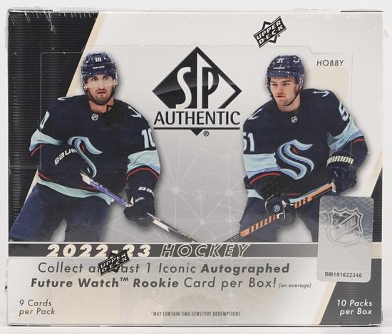 Image for 2022/23 Upper Deck SP Authentic Hockey Hobby Box