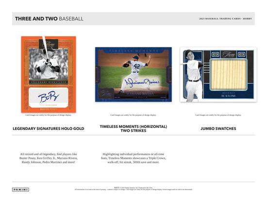 Image for 2023 Panini Three and Two Baseball Hobby Box