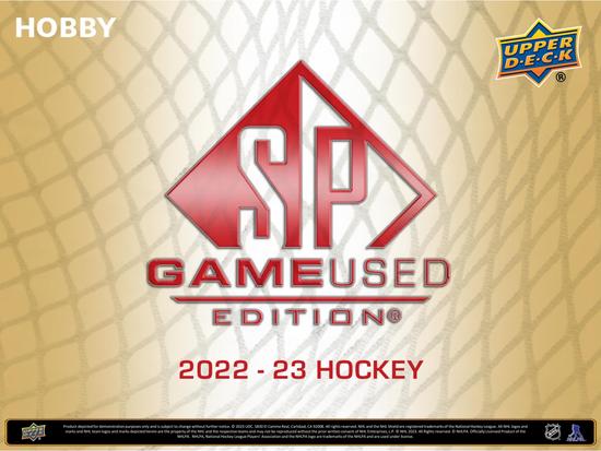 Image for 2022/23 Upper Deck SP Game Used Hockey Hobby 18-Box Case