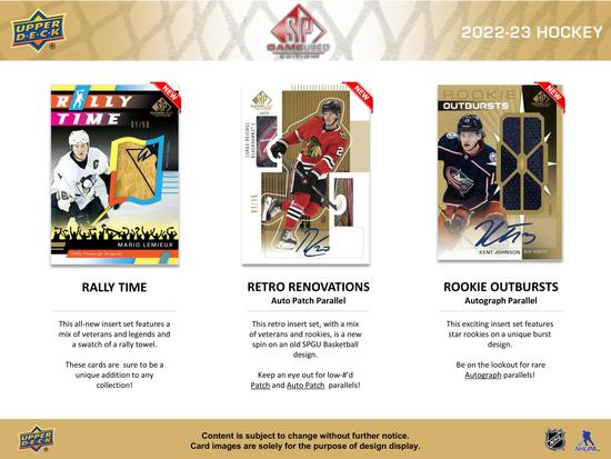 Image for 2022/23 Upper Deck SP Game Used Hockey Hobby 18-Box Case