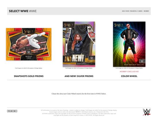 Image for 2023 Panini Select WWE Wrestling Hobby Box