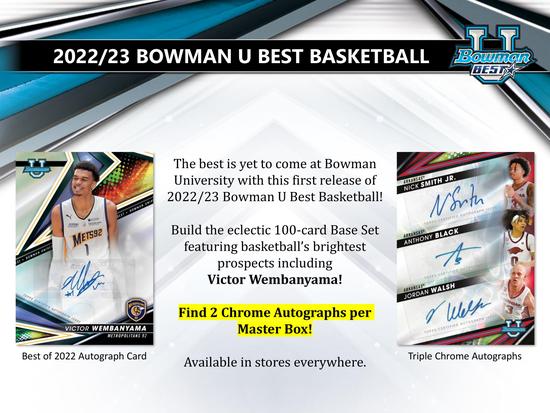 Image for 2022/23 Bowman University's Best Basketball Hobby Box