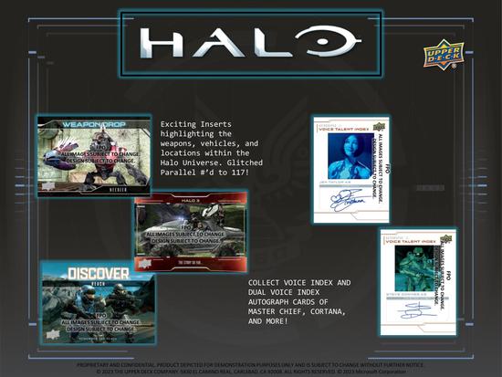 HALO: LEGACY COLLECTION TRADING CARDS HOBBY BOX (UPPER DECK 2023