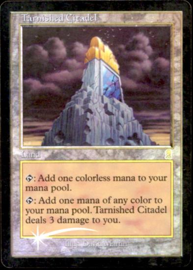 Magic MTG Odyssey Single Tarnished Citadel Foil – HEAVY PLAY (HP