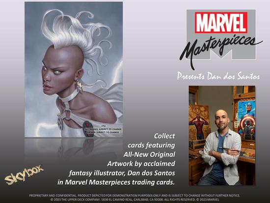 Image for Marvel Masterpieces (featuring Dan dos Santos) Hobby Box (Upper Deck 2023)