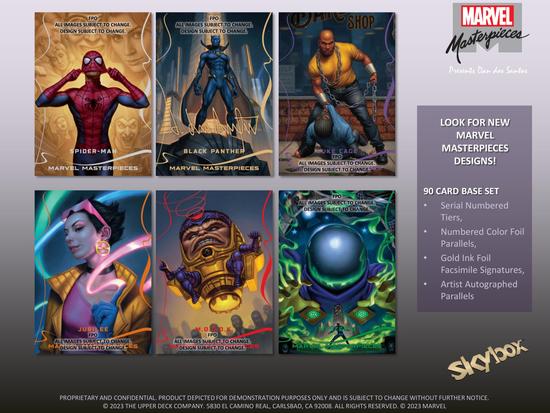 Image for Marvel Masterpieces (featuring Dan dos Santos) Hobby Box (Upper Deck 2023)