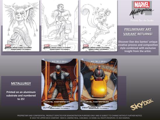 Image for Marvel Masterpieces (featuring Dan dos Santos) Hobby Box (Upper Deck 2023)