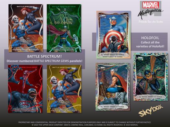Image for Marvel Masterpieces (featuring Dan dos Santos) Hobby Box (Upper Deck 2023)