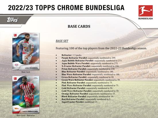 Image for 2022/23 Topps Chrome Bundesliga Soccer Hobby 12-Box Case