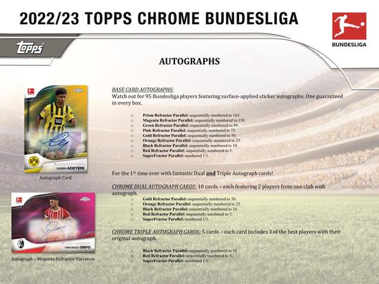 Image for 2022/23 Topps Chrome Bundesliga Soccer Hobby 12-Box Case