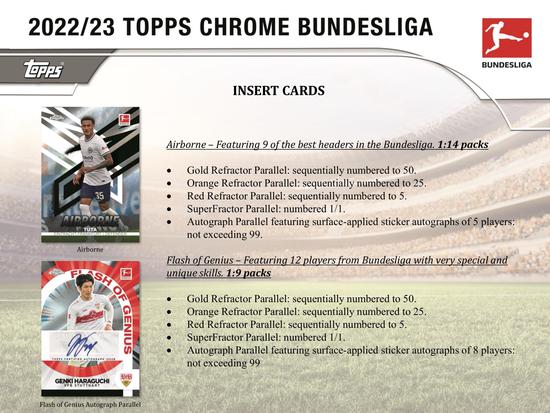 Image for 2022/23 Topps Chrome Bundesliga Soccer Hobby 12-Box Case