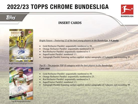 Image for 2022/23 Topps Chrome Bundesliga Soccer Hobby 12-Box Case