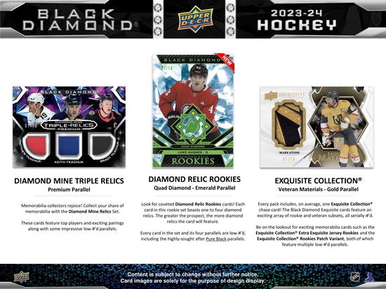 Image for 2023/24 Upper Deck Black Diamond Hockey CDD Exclusive Hobby Box