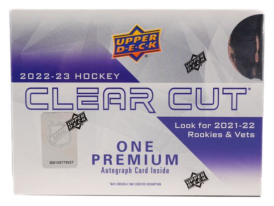 Image for 2022/23 Upper Deck Clear Cut Hockey Hobby 30-Box Case