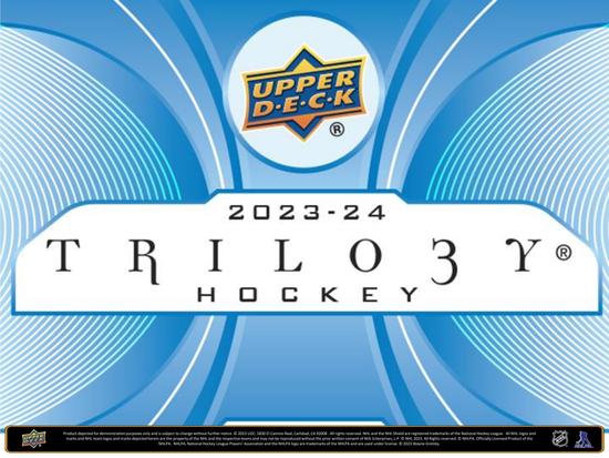 Image for 2023/24 Upper Deck Trilogy Hockey Hobby Box