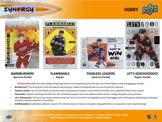 Image for 2023/24 Upper Deck Synergy Hockey Hobby 16-Box Case