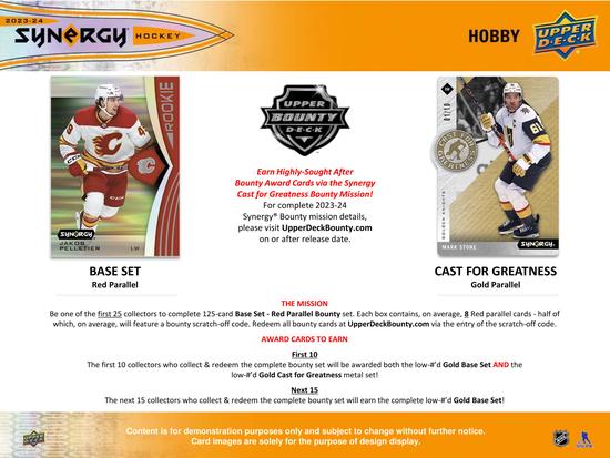 Image for 2023/24 Upper Deck Synergy Hockey Hobby 16-Box Case