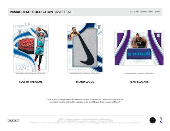 Image for 2022/23 Panini Immaculate Basketball Hobby Box