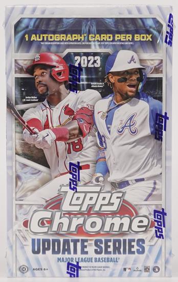 Image for 2023 Topps Chrome Update Series Baseball Hobby Box
