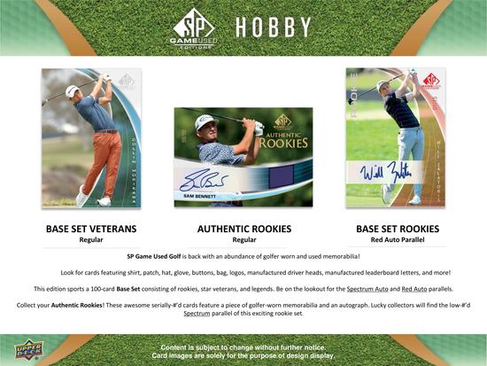 Image for 2024 Upper Deck SP Game Used Golf Hobby Box