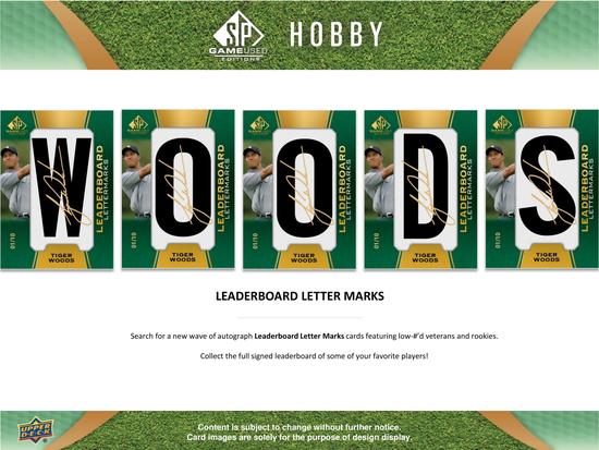 Image for 2024 Upper Deck SP Game Used Golf Hobby Box