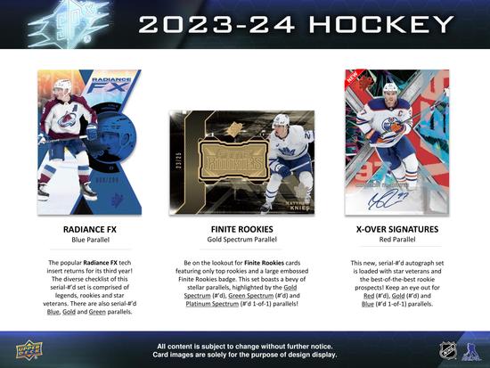 Image for 2023/24 Upper Deck SPx Hockey Hobby Box