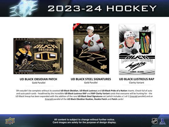 Image for 2023/24 Upper Deck SPx Hockey Hobby Box