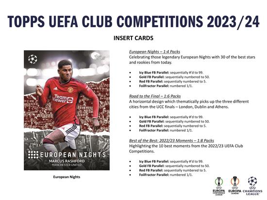 Image for 2023/24 Topps UEFA Club Competitions Soccer Blaster Box