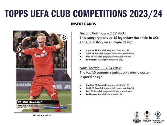 Image for 2023/24 Topps UEFA Club Competitions Soccer Blaster Box