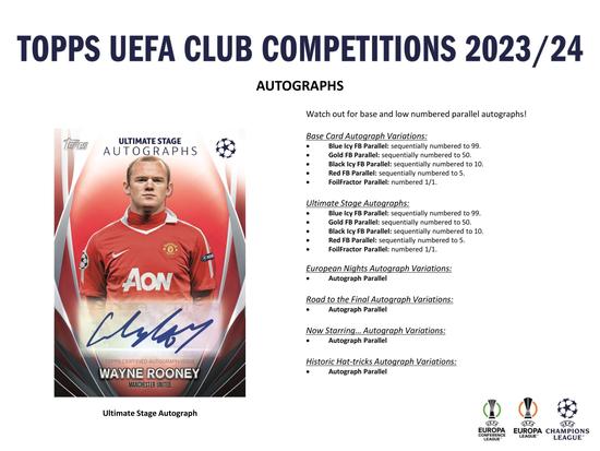 Image for 2023/24 Topps UEFA Club Competitions Soccer Blaster Box