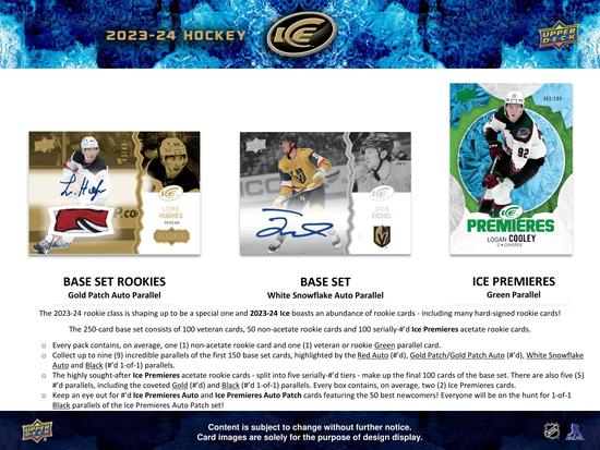 Image for 2023/24 Upper Deck Ice Hockey Hobby 12-Box Case