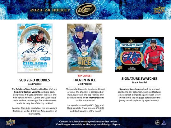 Image for 2023/24 Upper Deck Ice Hockey Hobby 12-Box Case