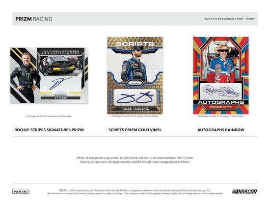 Image for 2023 Panini Prizm Racing Hobby Box