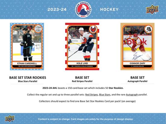 Image for 2023/24 Upper Deck AHL Hockey Hobby 24-Box Case
