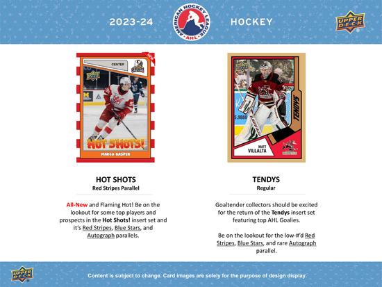 Image for 2023/24 Upper Deck AHL Hockey Hobby 24-Box Case