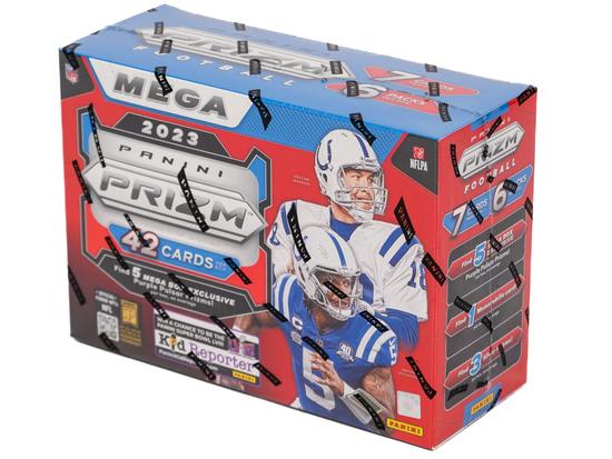 Image for 2023 Panini Prizm Football Hobby Mega Box (Purple Pulsar Prizms!)