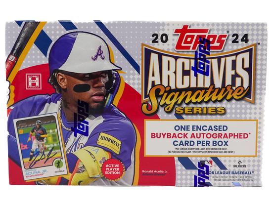 Image for 2024 Topps Archives Signature Series Baseball Hobby 20-Box Case