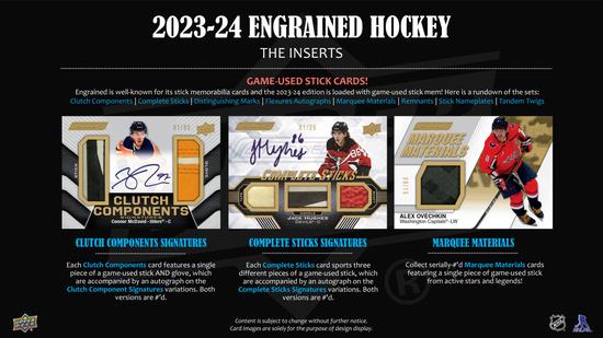Image for 2023/24 Upper Deck Engrained Hockey Hobby Box
