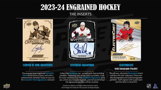 Image for 2023/24 Upper Deck Engrained Hockey Hobby Box