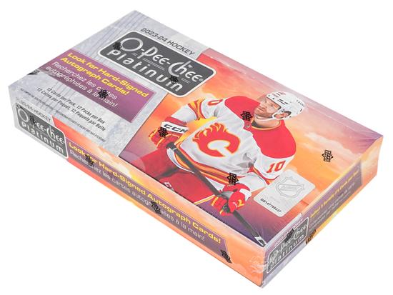 Image for 2023/24 Upper Deck O-Pee-Chee Platinum Hockey Hobby 8-Box Case